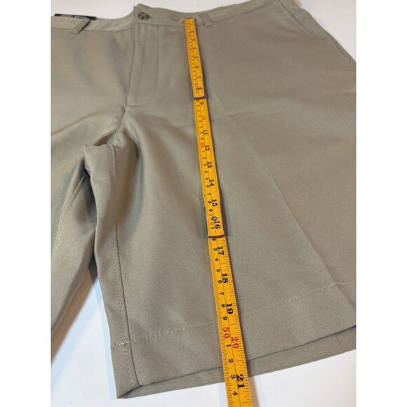 NEW PGA TOUR Flat Expandable Waist Shorts Tan Khaki Men's Size 40 MSRP$55 - Picture 5 of 14